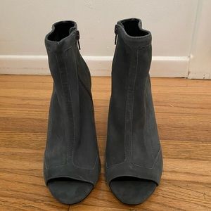 Charles David suede ankle booties size 9